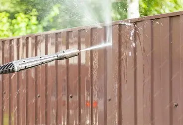 Fence Power Washing Project